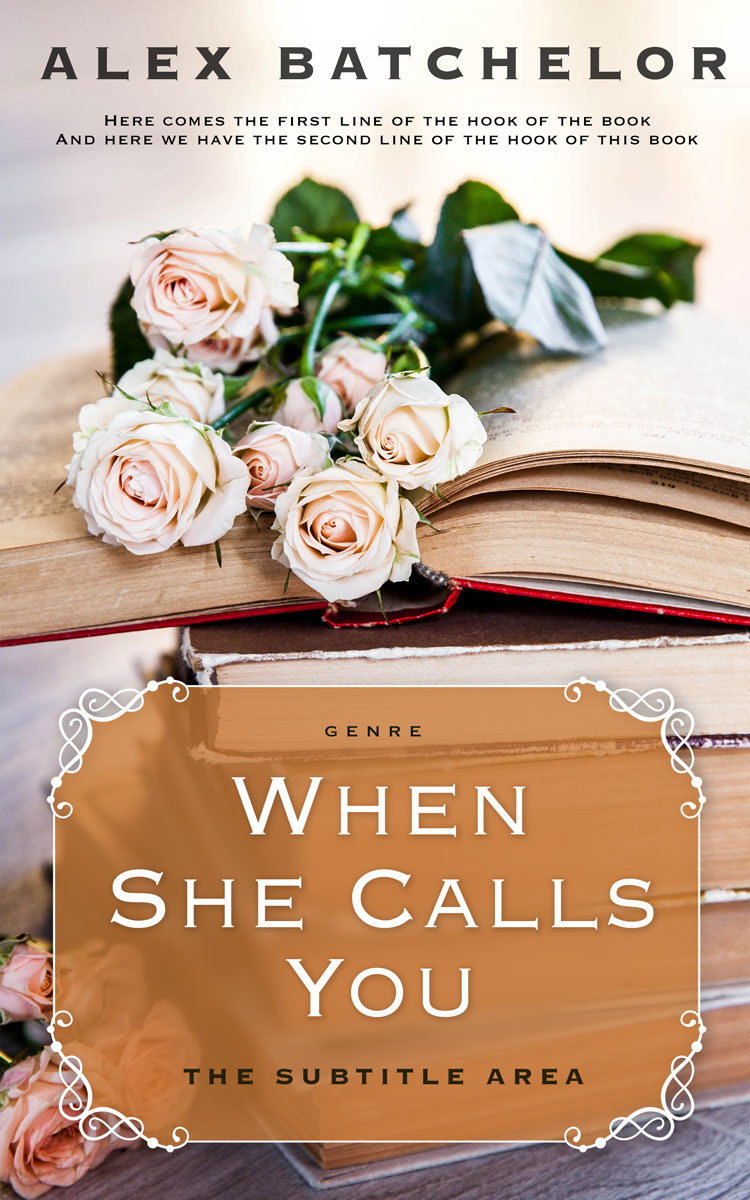 2D view of Premade Romance Book Cover - Wafer