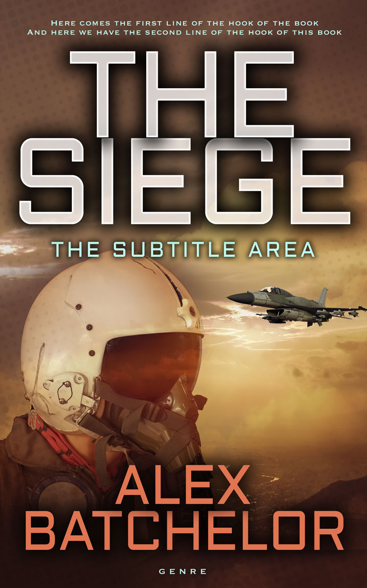 2D view of Premade Science Fiction Book Cover - Saddle