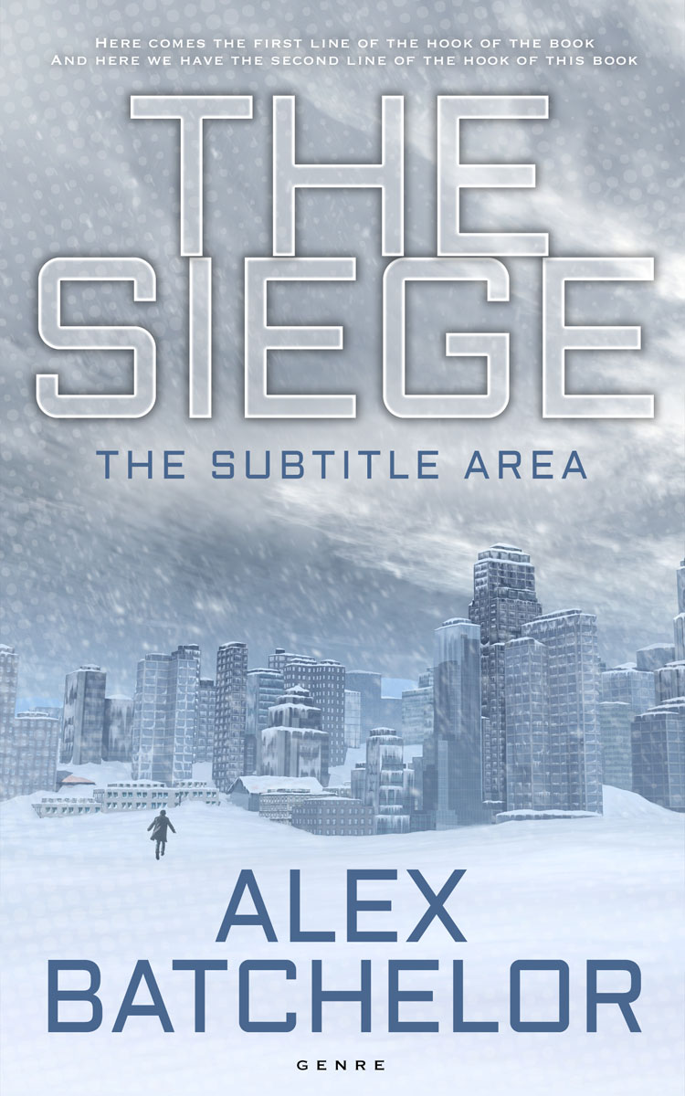 2D view of Premade Apocalyptica Book Cover - Heather