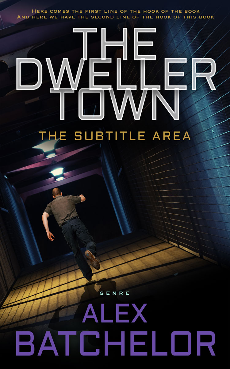 2D view of Premade Action & Adventure Book Cover - Cinder