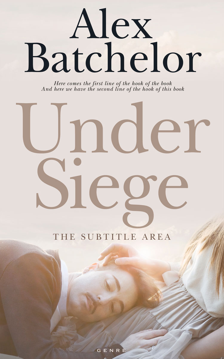 2D view of Premade Romance Book Cover - Swiss Coffee