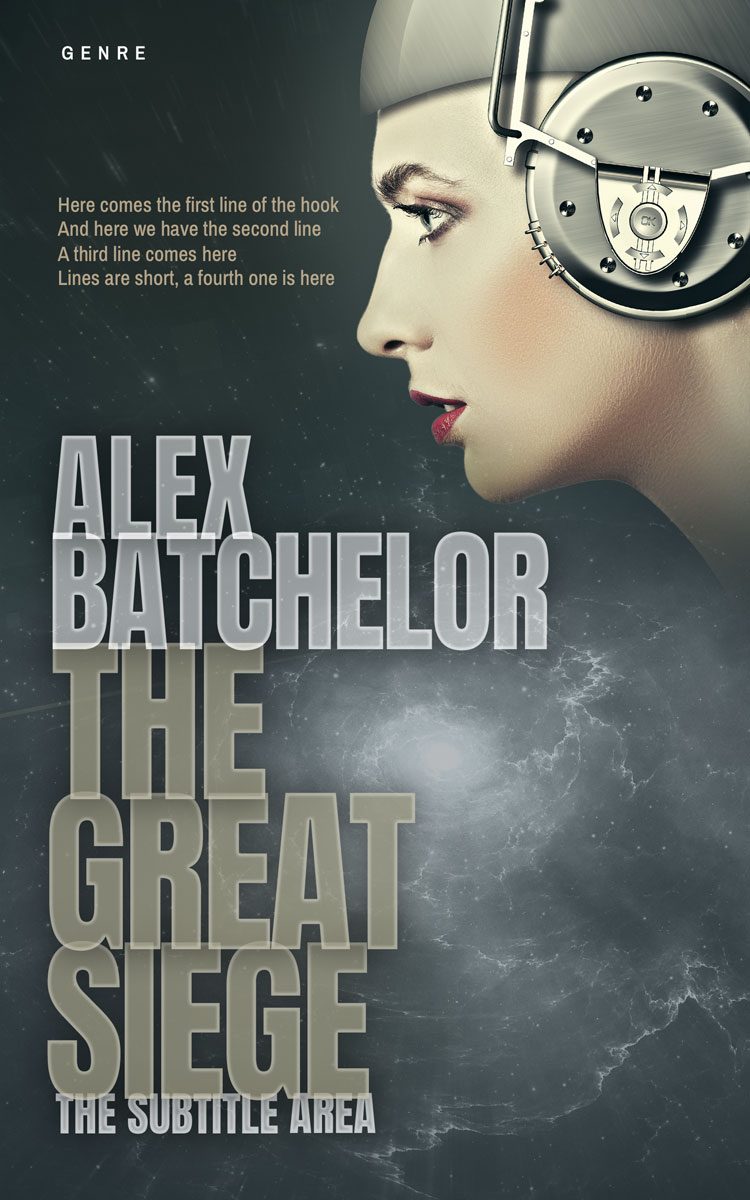 2D view of Premade Science Fiction Book Cover - Cape Cod