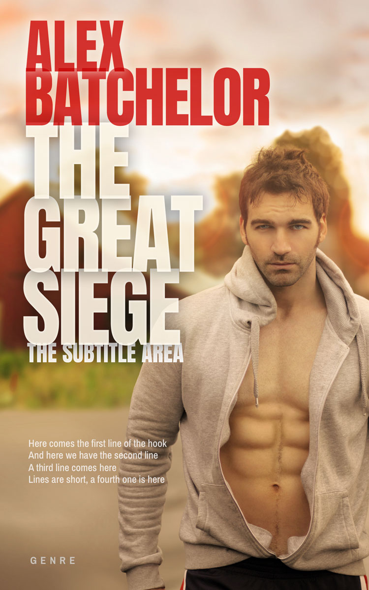 2D view of Premade Erotica Book Cover - Teak