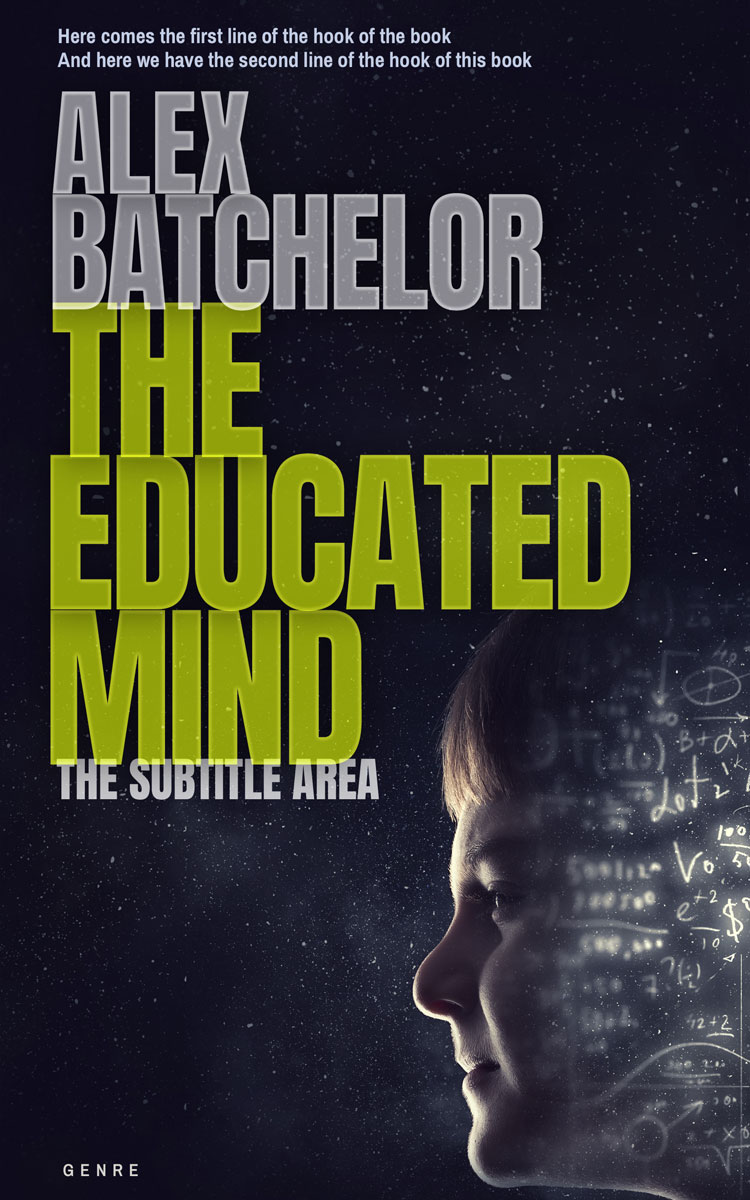 2D view of Premade Education Book Cover - Sushi