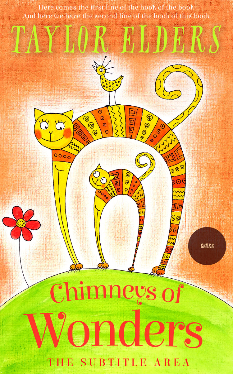 2D view of Premade Children's Book Cover - Anzac