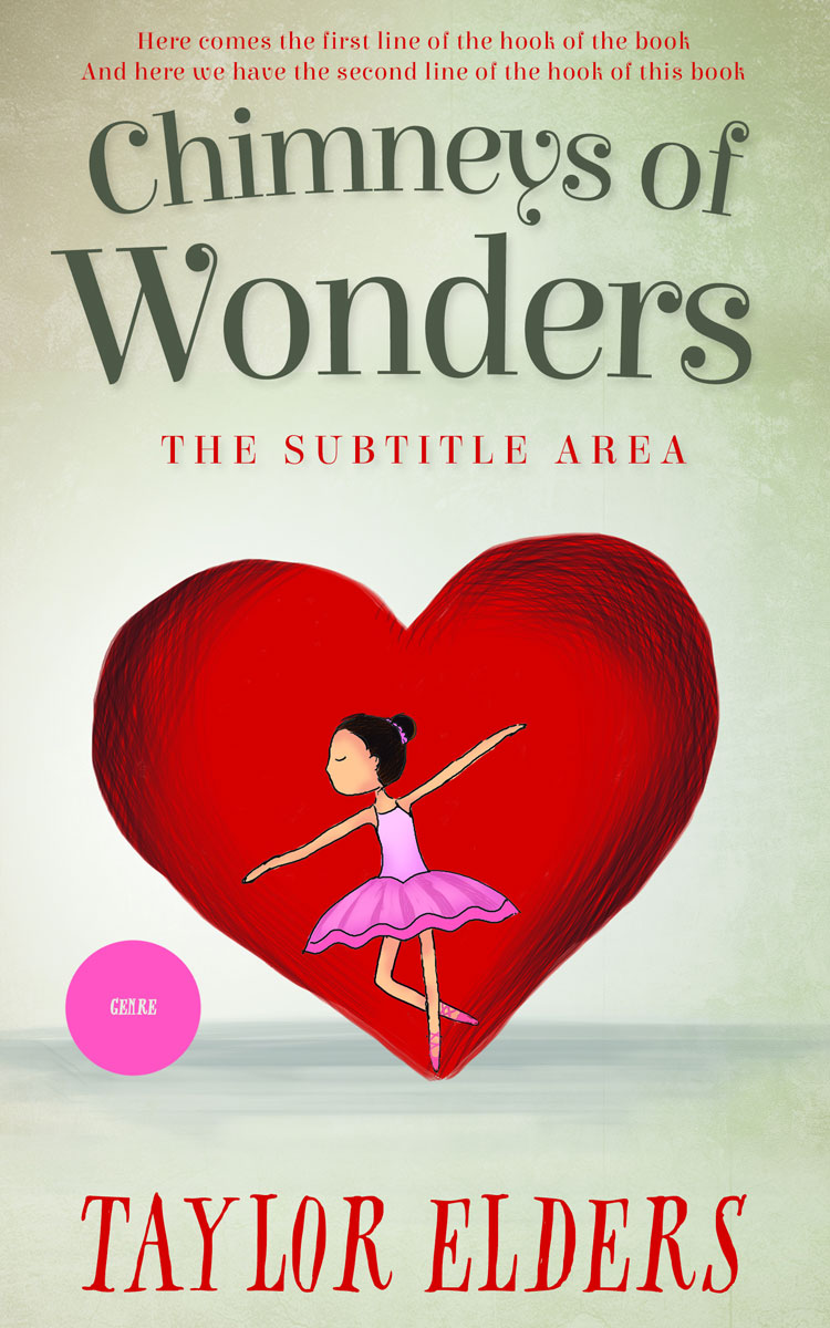 2D view of Premade Teen & Young Adult Book Cover - Moon Mist