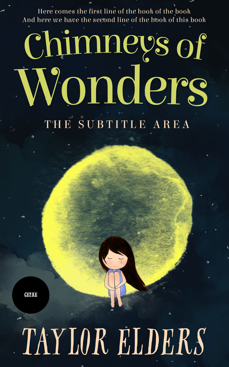 2D view of Premade Fantasy Book Cover - Tacha