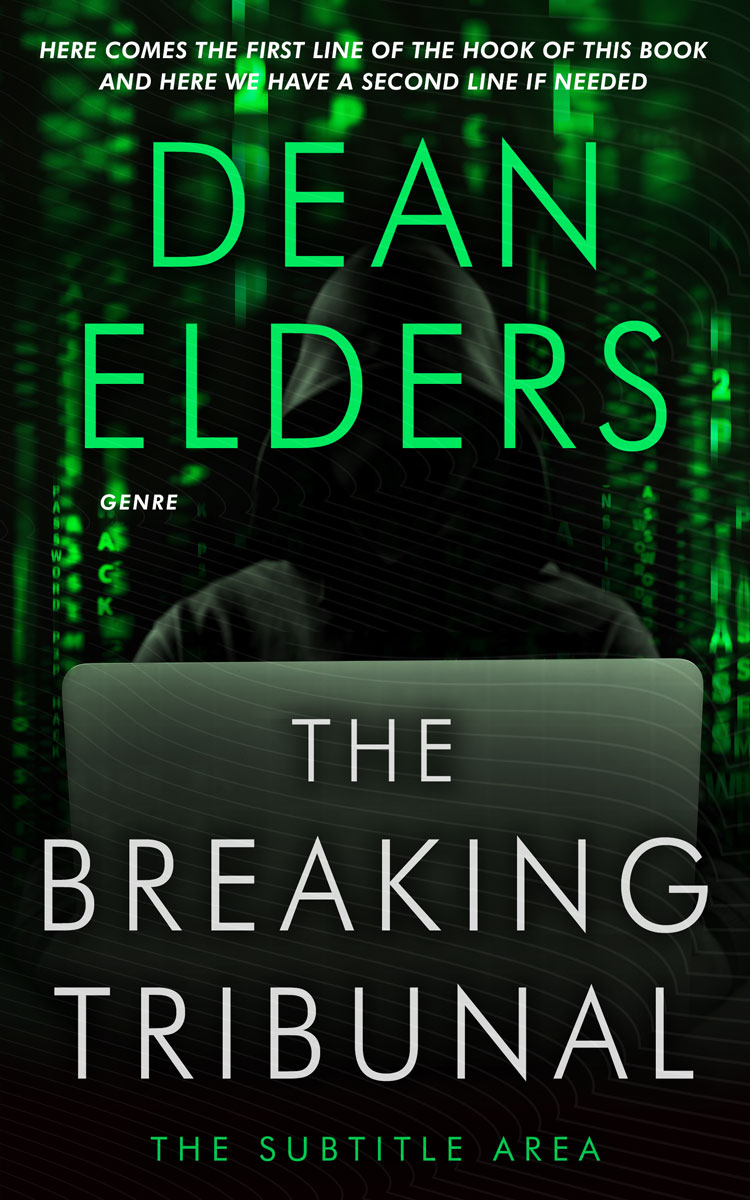 2D view of Premade Mystery & Thriller & Suspense Book Cover - Marshland