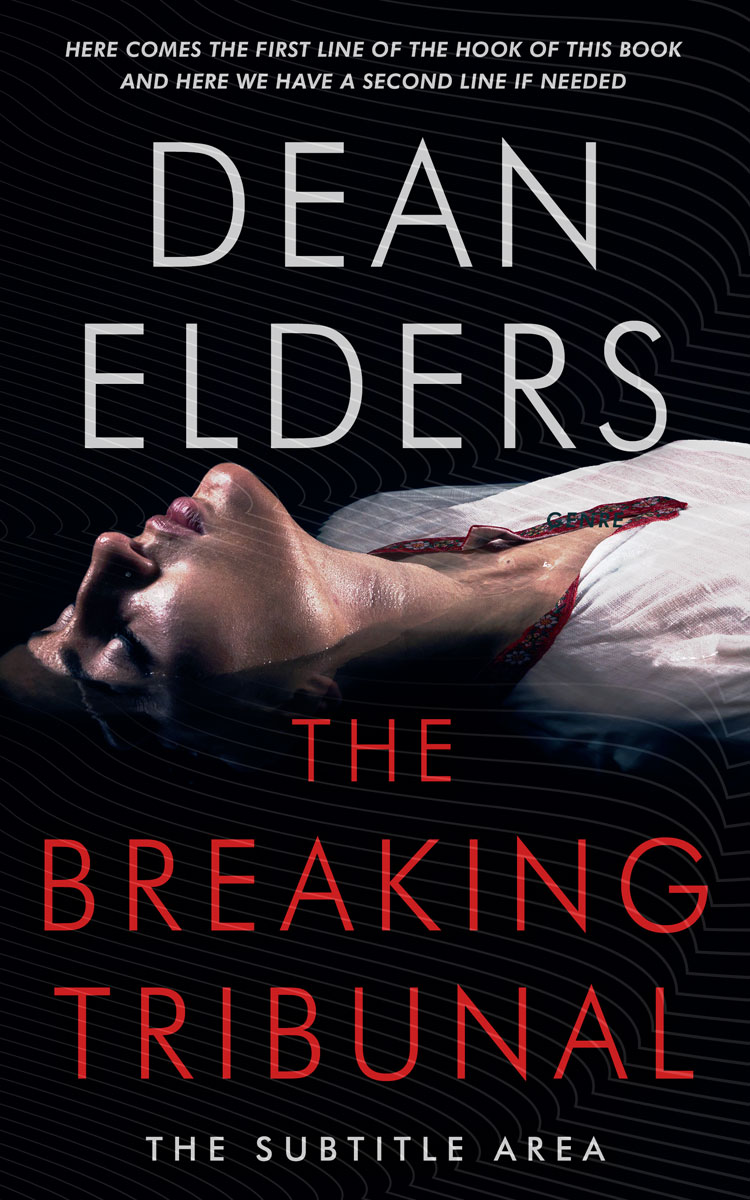 2D view of Premade Mystery & Thriller & Suspense Book Cover - Oriental Pink