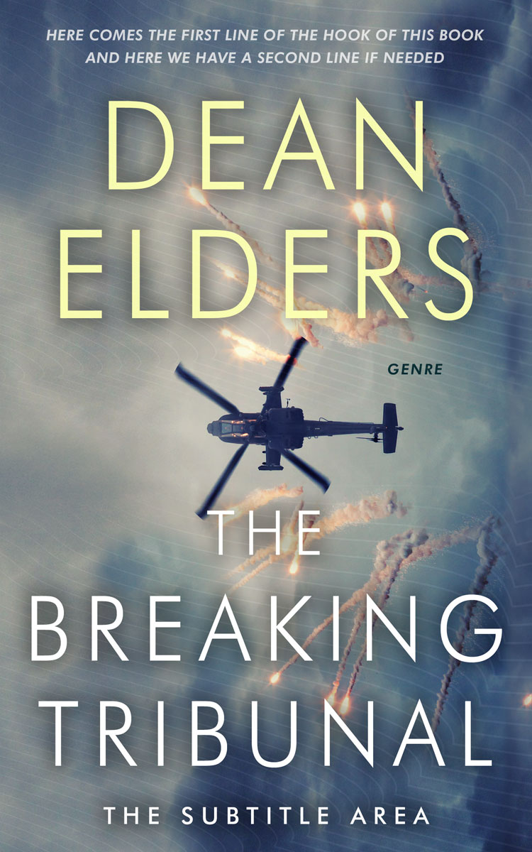 2D view of Premade Action & Adventure Book Cover - Rolling Stone