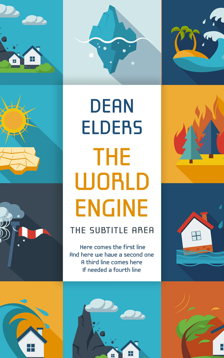 2D view of Premade Environment & Ecology Book Cover - Harvest Gold