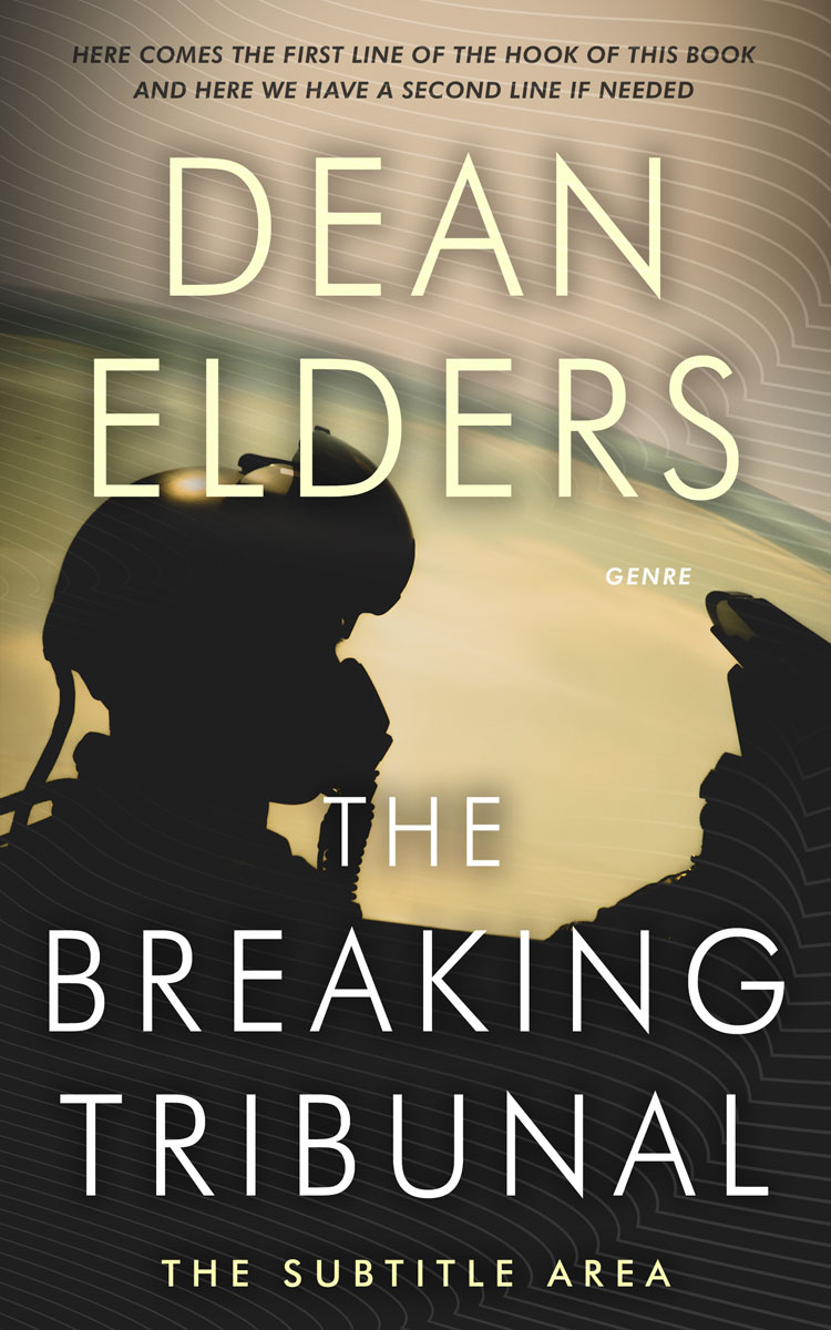 2D view of Premade Action & Adventure Book Cover - Pavlova