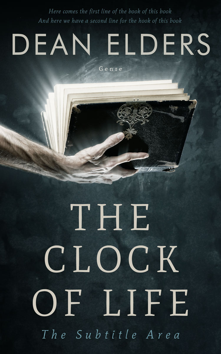 2D view of Premade Religion & Spirituality Book Cover - Outer Space