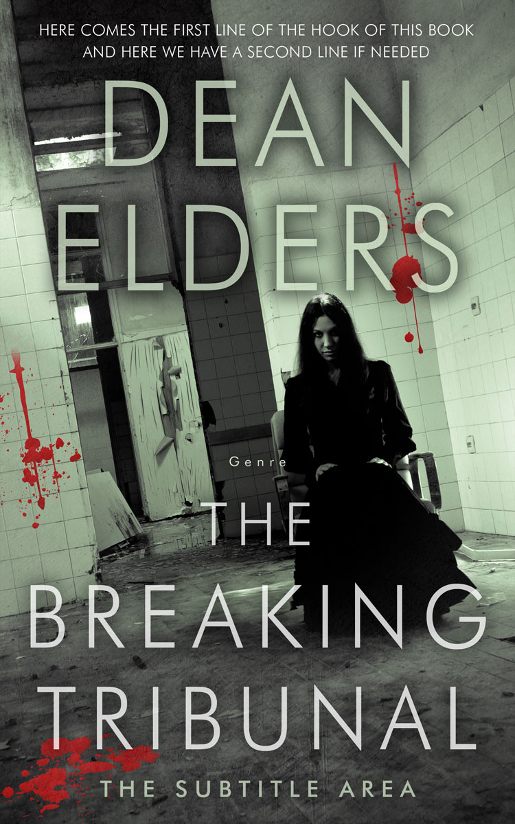 2D view of Premade Mystery & Thriller & Suspense Book Cover - Lunar Green