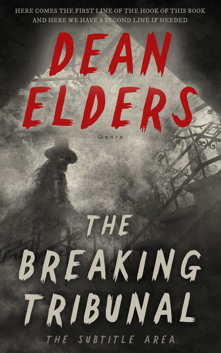 2D view of Premade Horror Book Cover - Tuatara