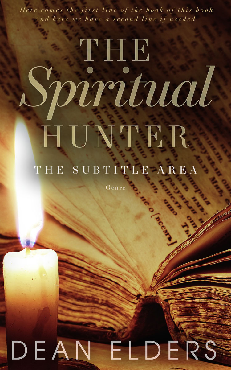 2D view of Premade Religion & Spirituality Book Cover - Brown Derby