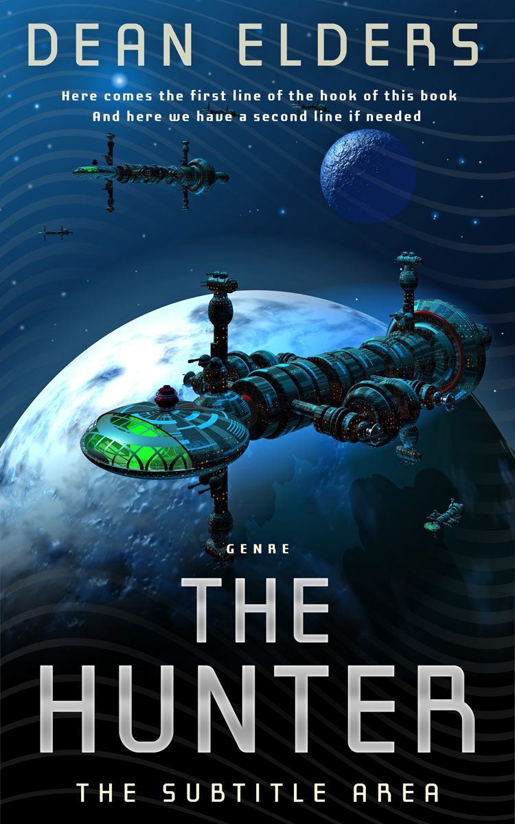 2D view of Premade Science Fiction Book Cover - Firefly
