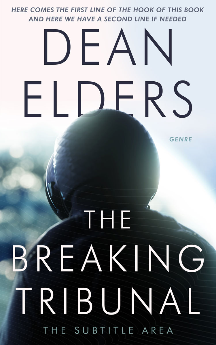 2D view of Premade Science Fiction Book Cover - Shark