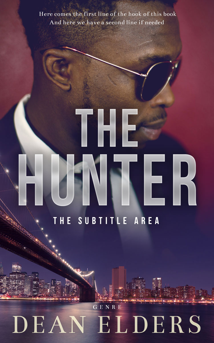 2D view of Premade Mystery & Thriller & Suspense Book Cover - Blackcurrant