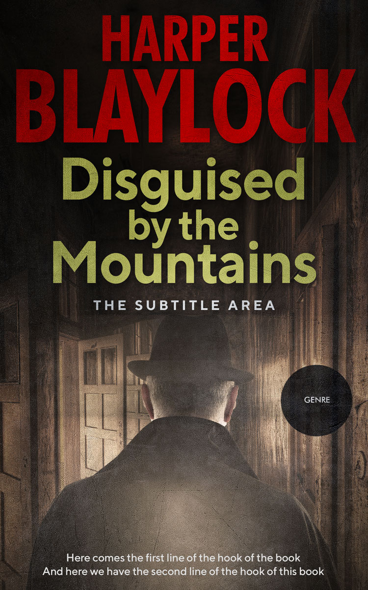 2D view of Premade Mystery & Thriller & Suspense Book Cover - Zeus