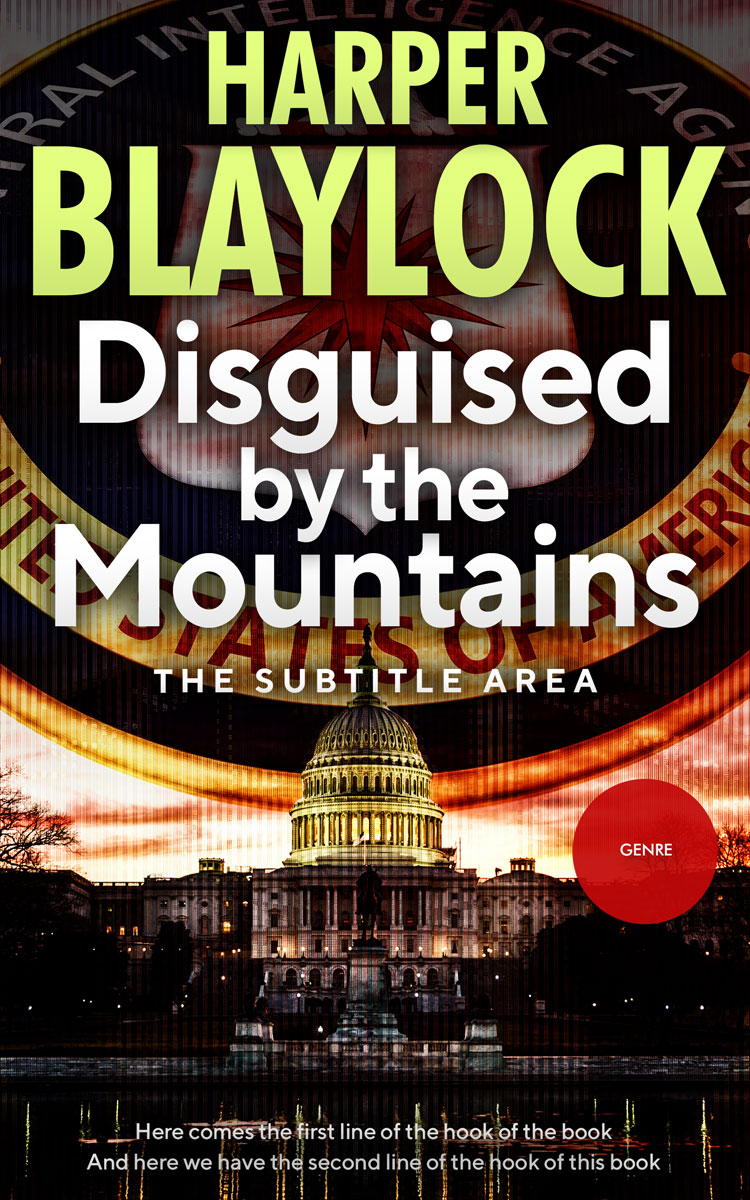 2D view of Premade Action & Adventure Book Cover - Night Rider