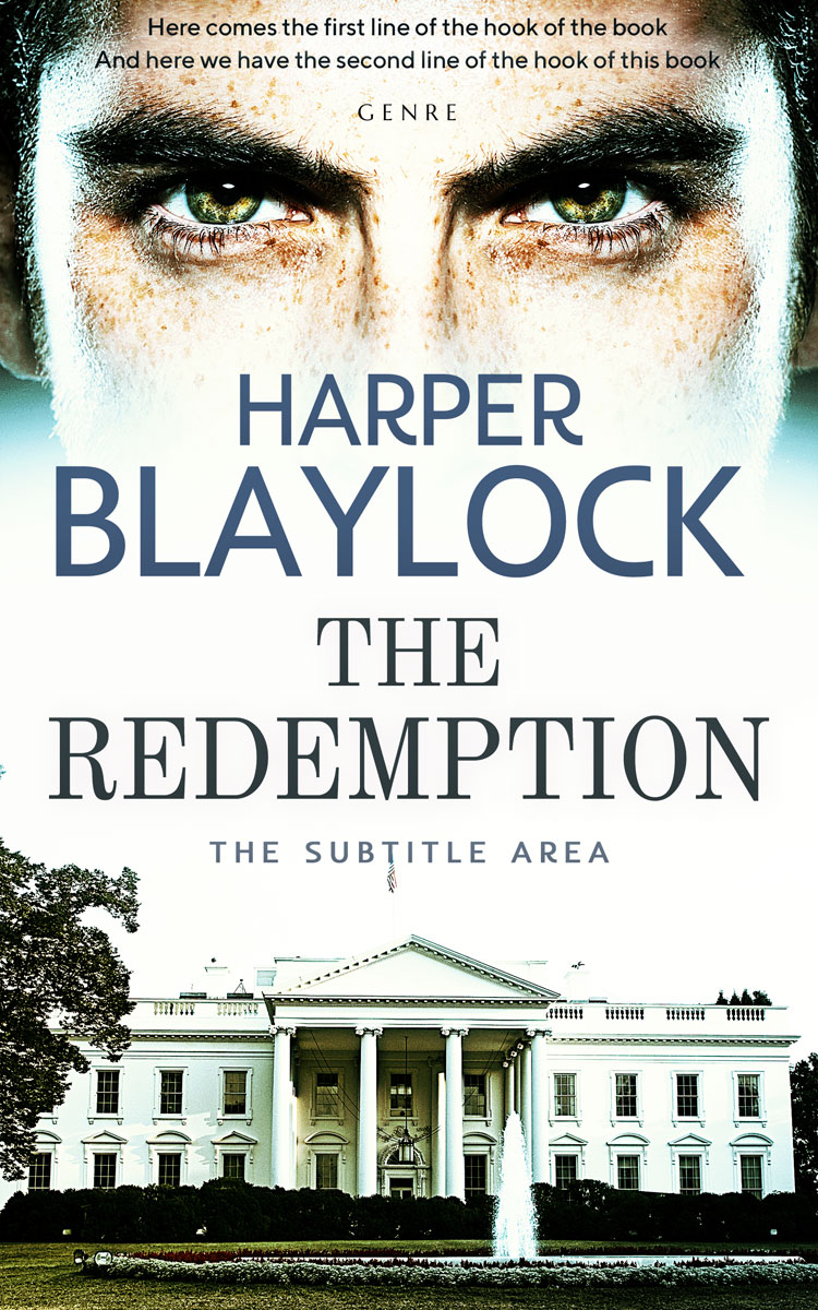 2D view of Premade Mystery & Thriller & Suspense Book Cover - Green White