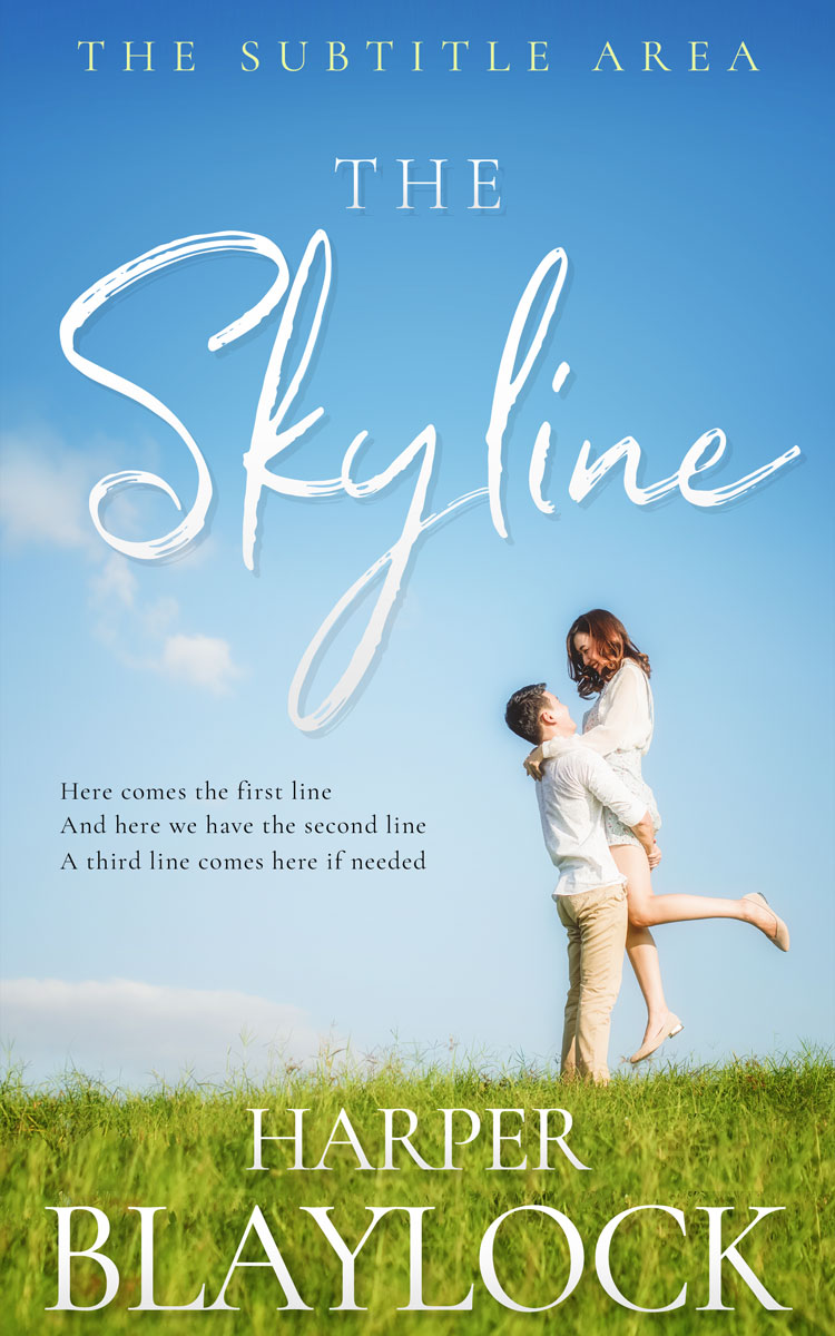 2D view of Premade Romance Book Cover - Ziggurat