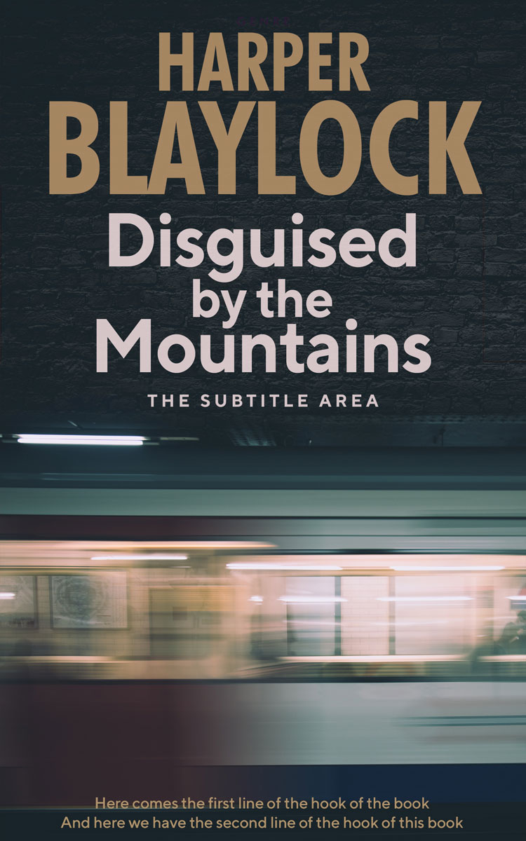 2D view of Premade Mystery & Thriller & Suspense Book Cover - Outer Space