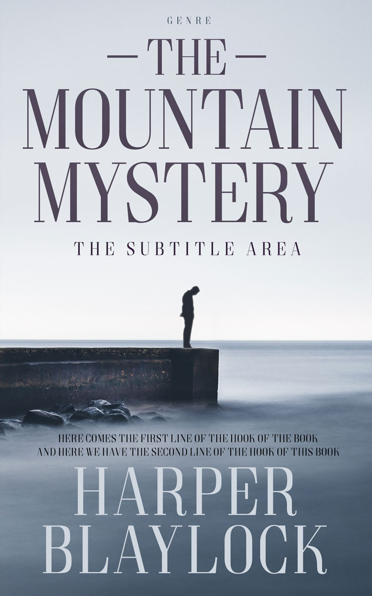 2D view of Premade Mystery & Thriller & Suspense Book Cover - River Bed