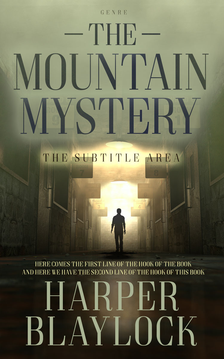 2D view of Premade Mystery & Thriller & Suspense Book Cover - Rangitoto
