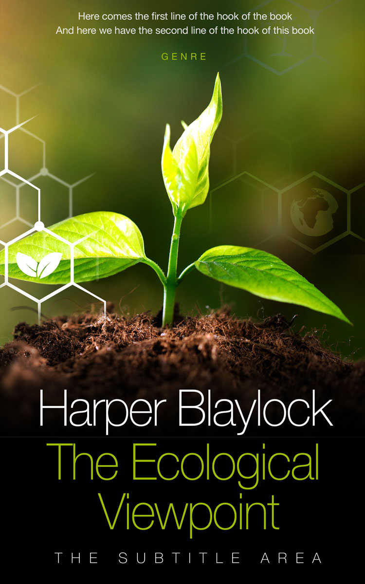 2D view of Premade Nature Book Cover - Woodrush
