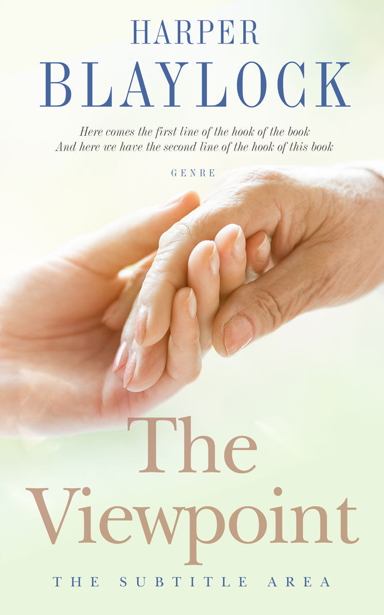 2D view of Premade Health & Mind & Body Book Cover - Ecru White