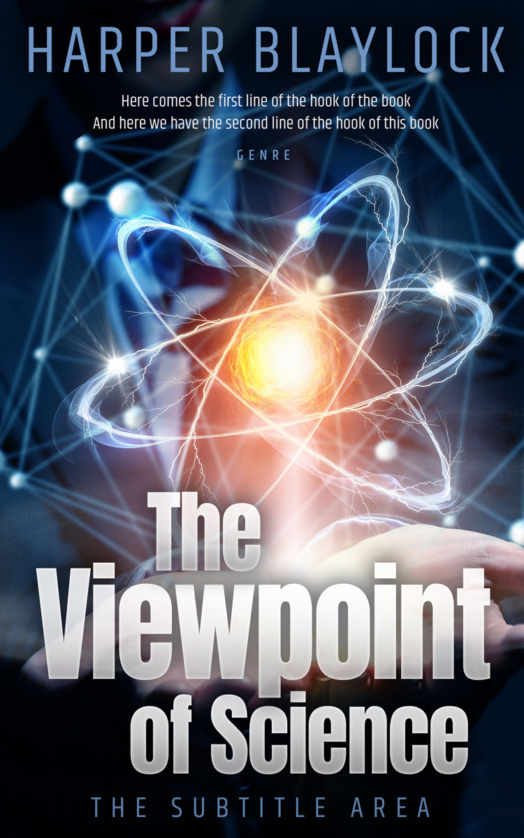 2D view of Premade Science & Nature Book Cover - Wafer