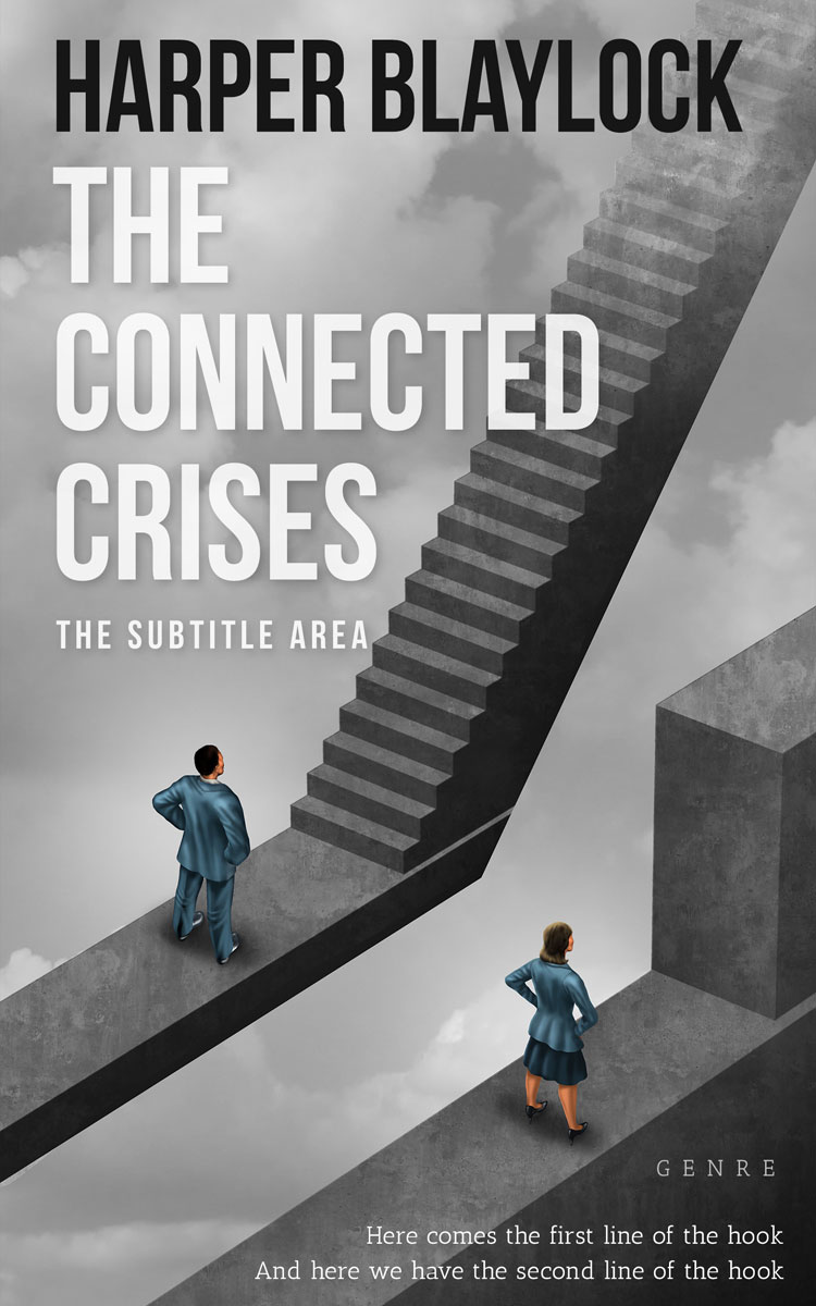 2D view of Premade Politics & Law & Society Book Cover - Dusty Gray