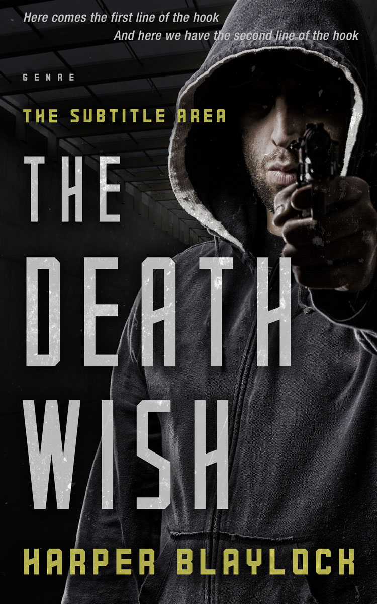 2D view of Premade Mystery & Thriller & Suspense Book Cover - Woodsmoke