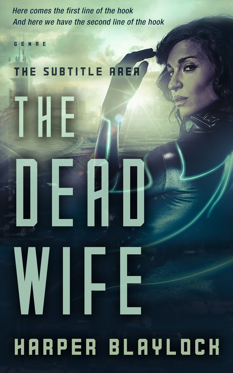 2D view of Premade Science Fiction Book Cover - Mirage