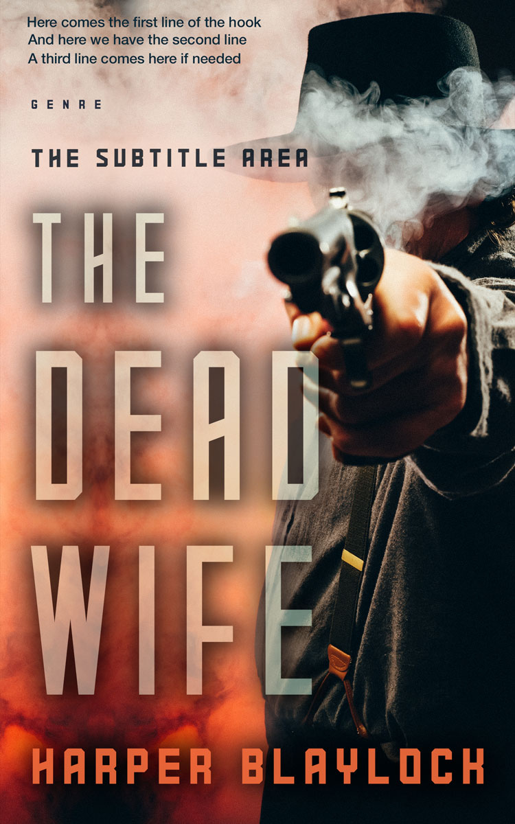 2D view of Premade Action & Adventure Book Cover - Eunry