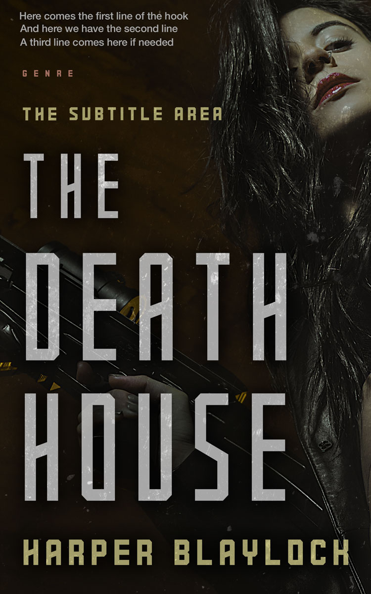 2D view of Premade Mystery & Thriller & Suspense Book Cover - Oil