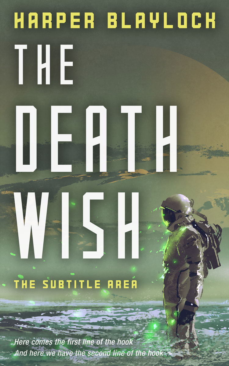 2D view of Premade Science Fiction Book Cover - Willow Grove