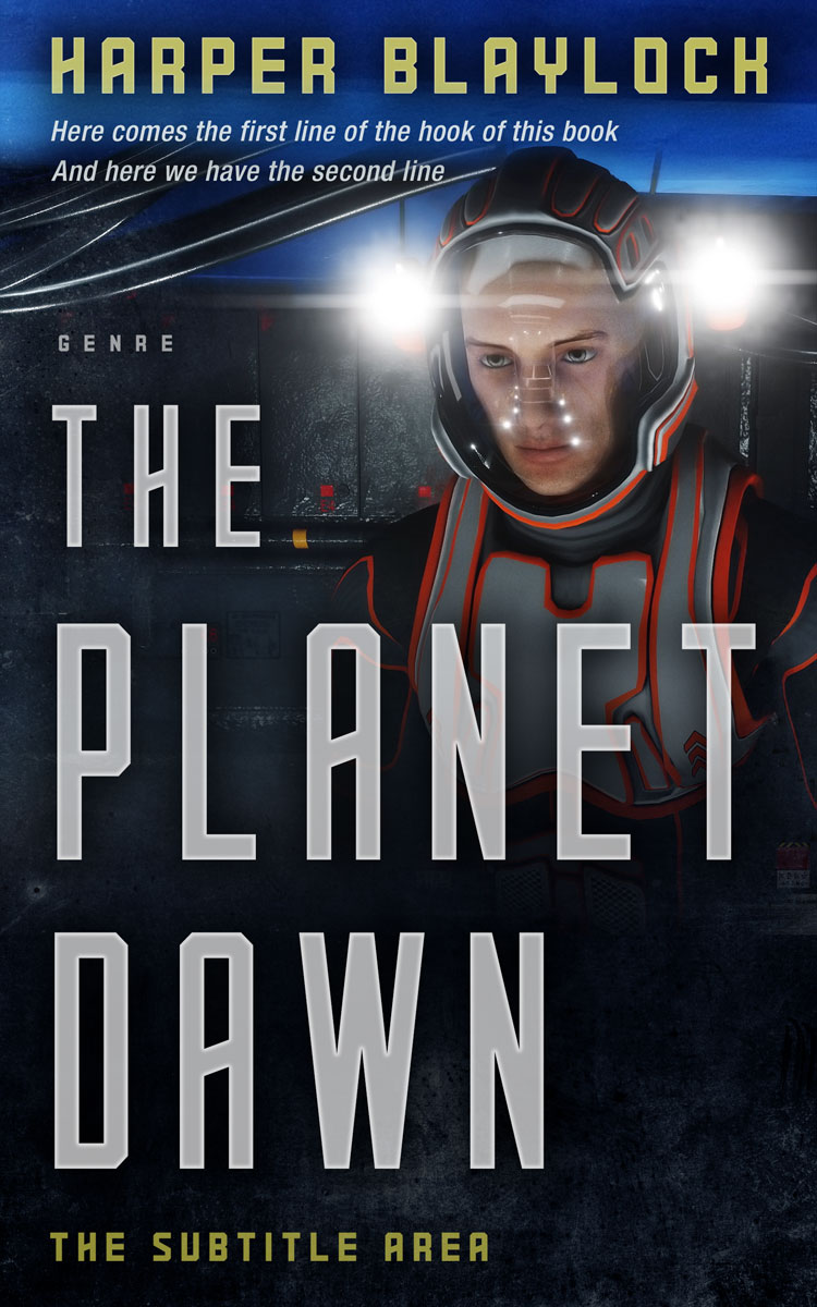 2D view of Premade Apocalyptica Book Cover - Tide