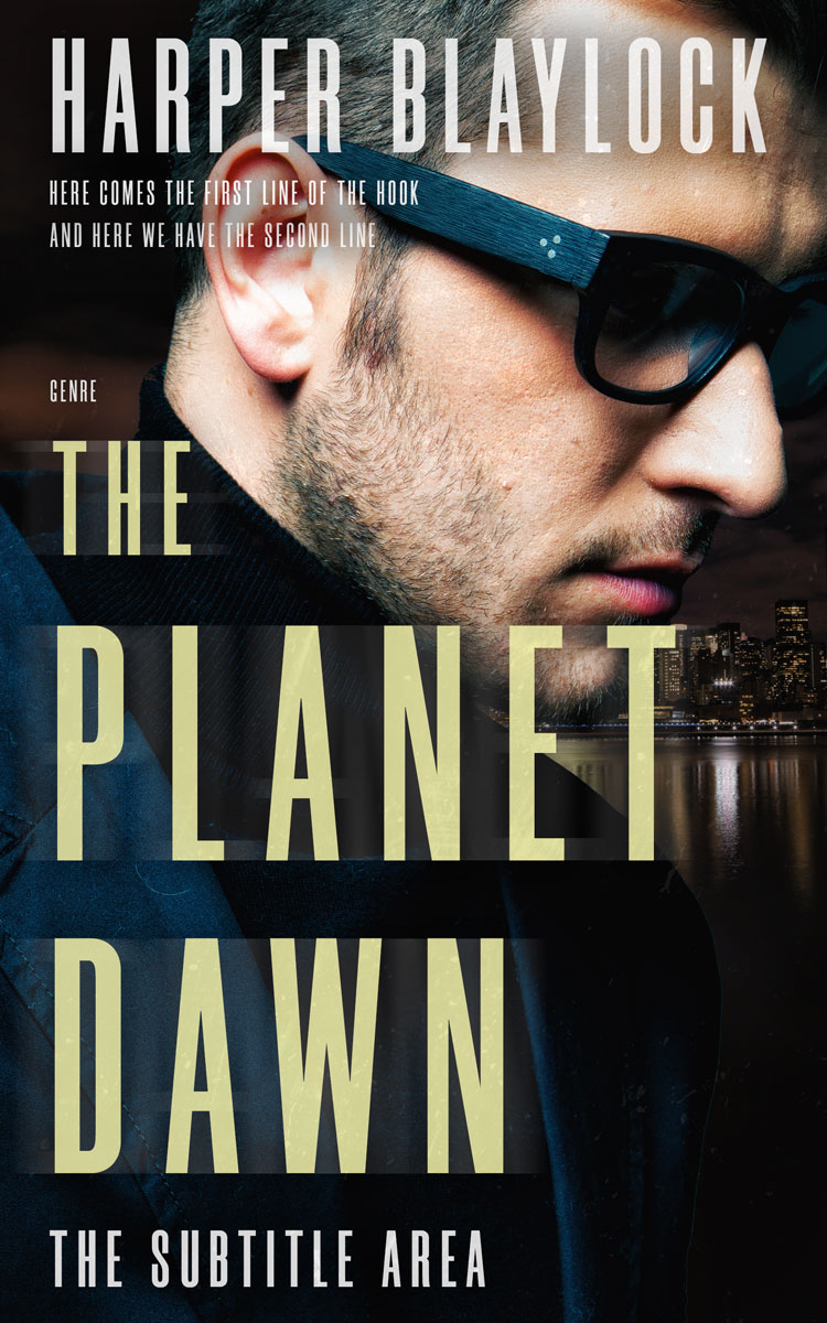 2D view of Premade Mystery & Thriller & Suspense Book Cover - Shark