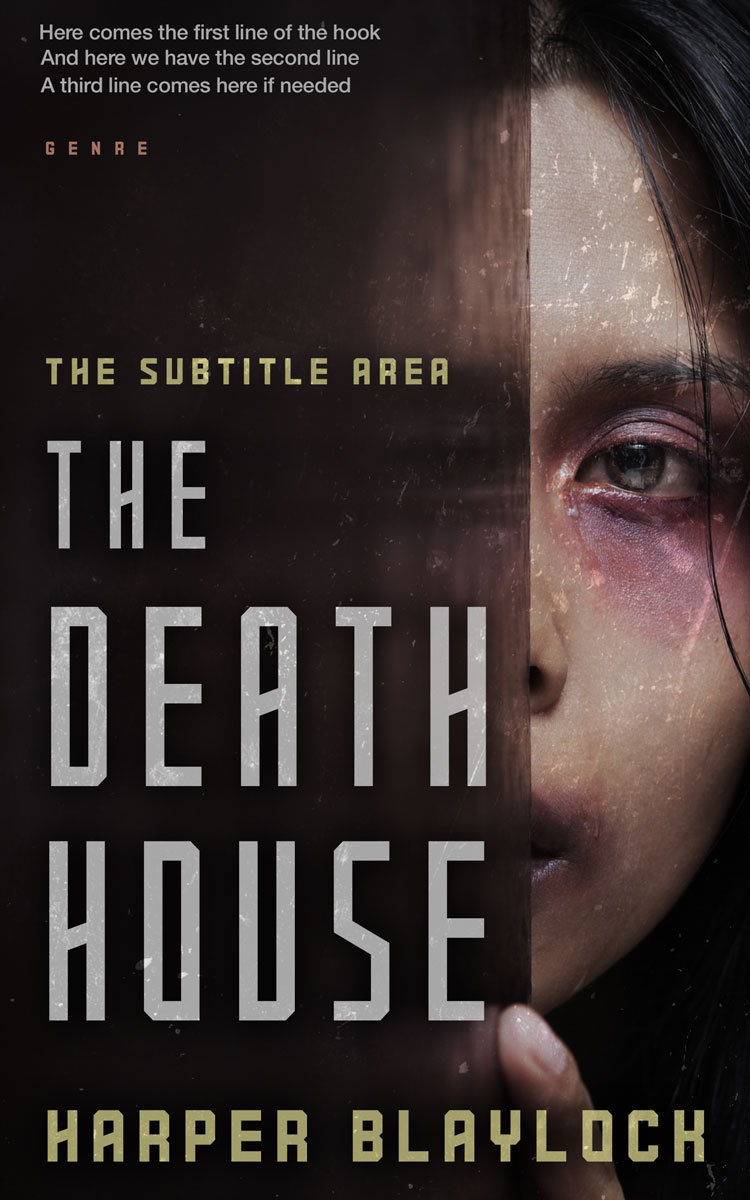 2D view of Premade Horror Book Cover - Zorba