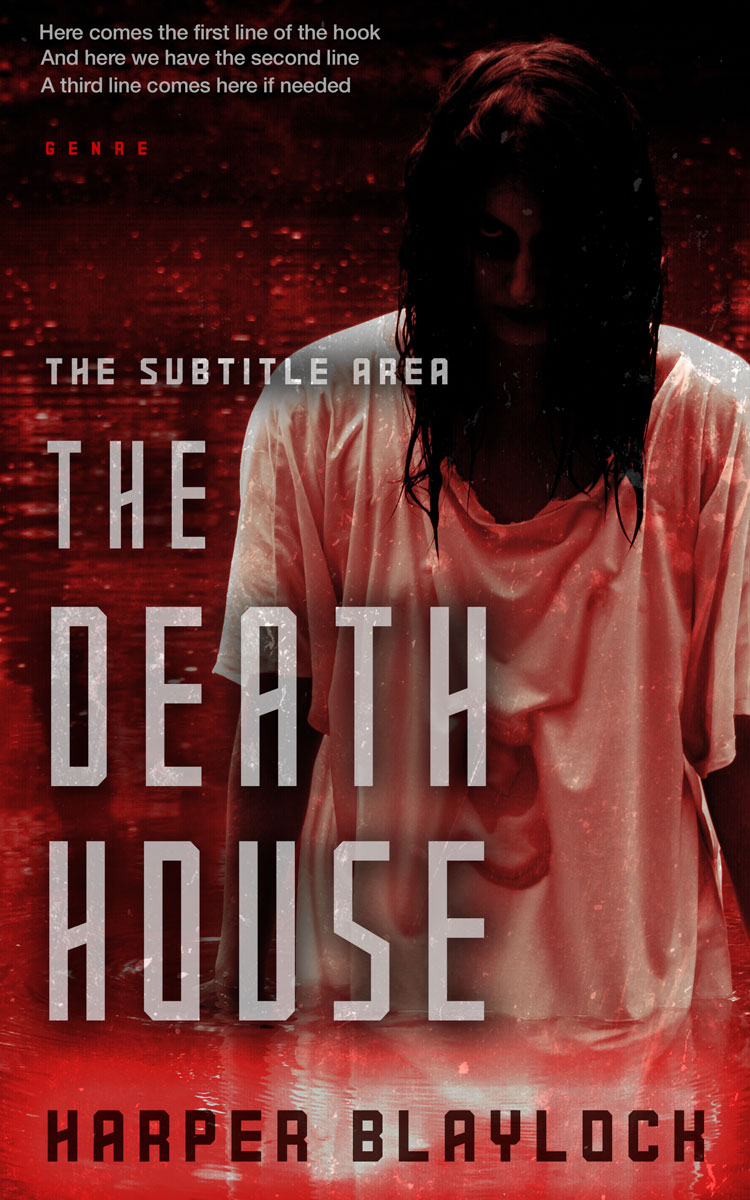 2D view of Premade Horror Book Cover - Coffee Bean