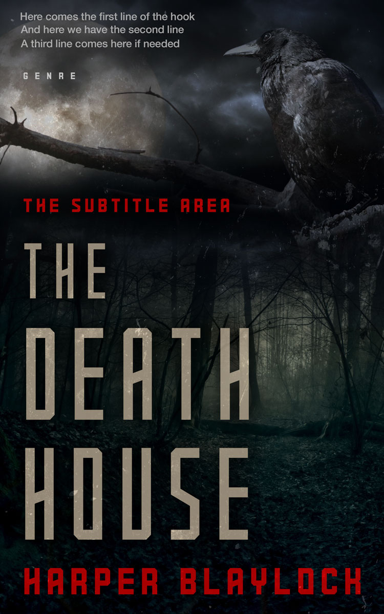2D view of Premade Horror Book Cover - Bunker