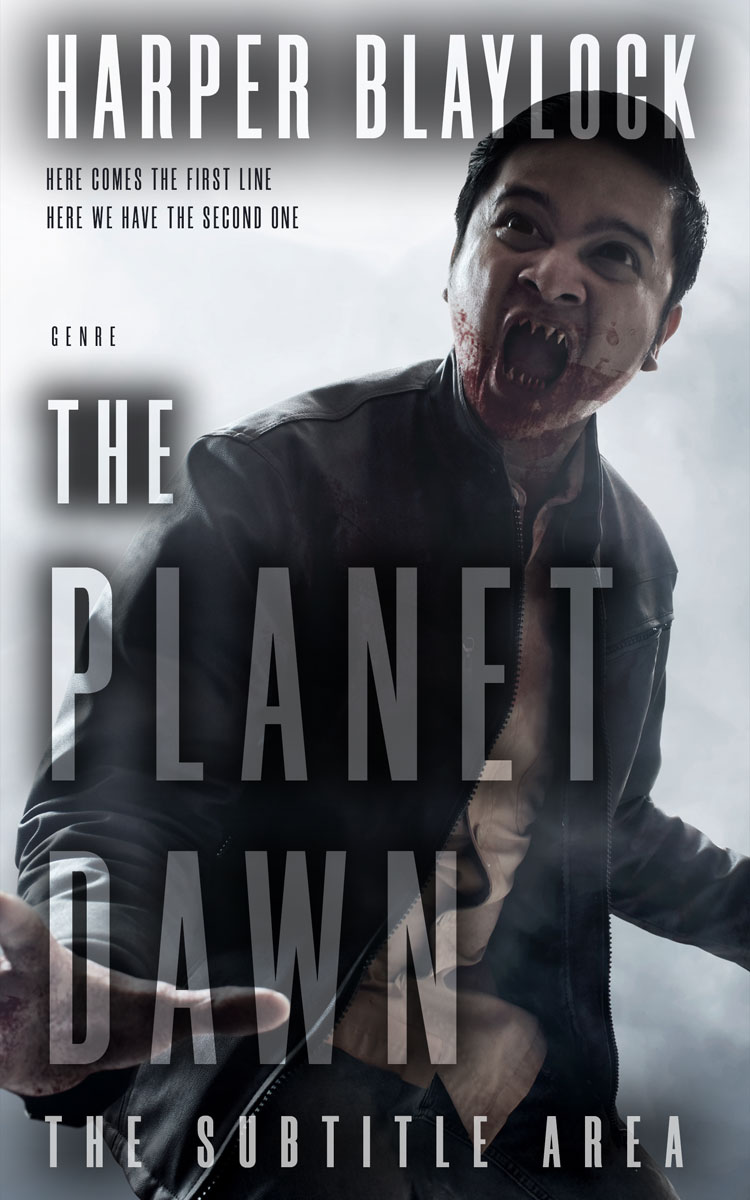 2D view of Premade Apocalyptica Book Cover - Mischka