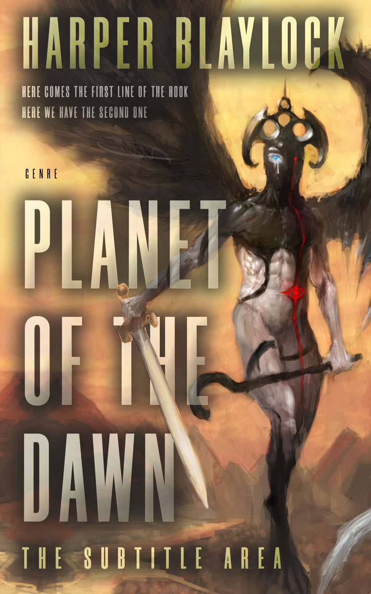 2D view of Premade Fantasy Book Cover - Roman Coffee