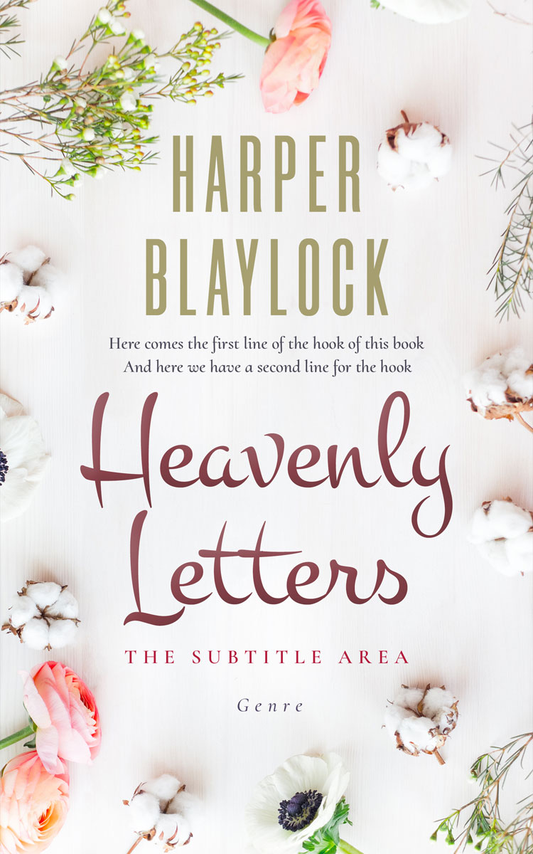 2D view of Premade Romance Book Cover - Ebb