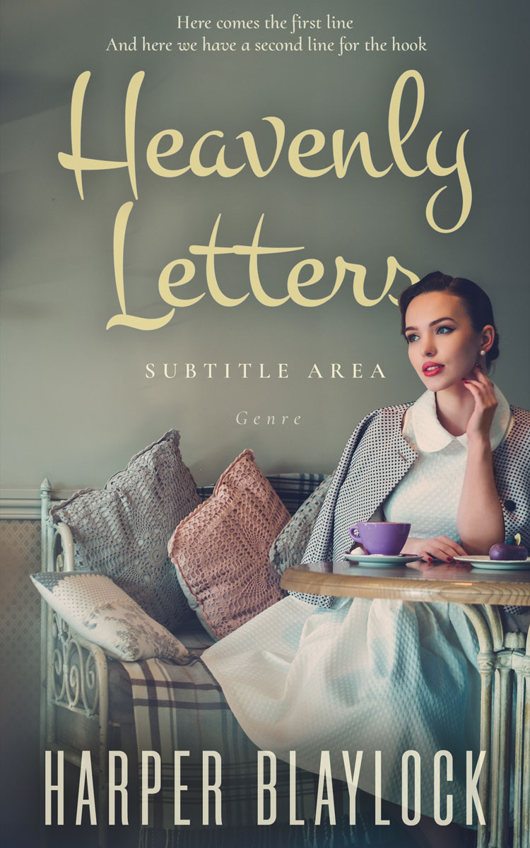 2D view of Premade Literary Fiction Book Cover - Limed Ash