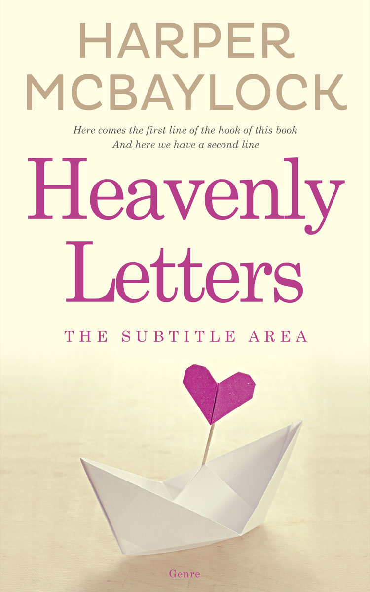 2D view of Premade Romance Book Cover - Beige