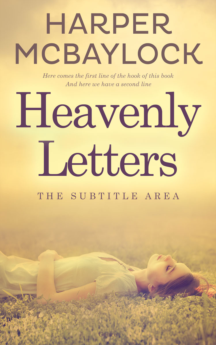 2D view of Premade Romance Book Cover - Chalky